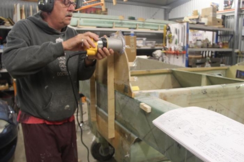 Rounding the aft edge