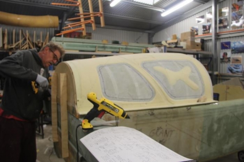 Securing turtleback to firewall glueblocks