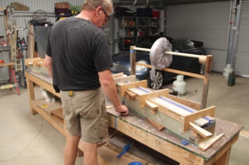 Rigging the dam strips