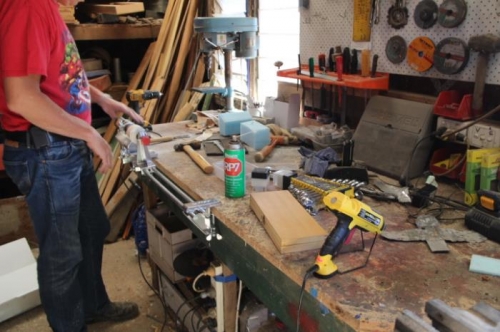 Turning down the template discs