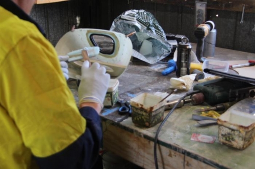 Floxing up the pitot