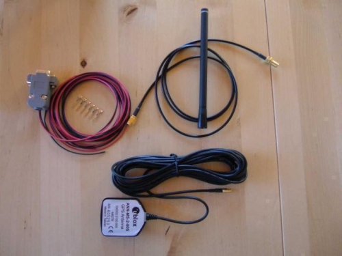 EWC100, GPS Antenna, Data Antenna, Power Cable