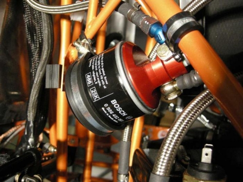 Main gearbox oil filter installation