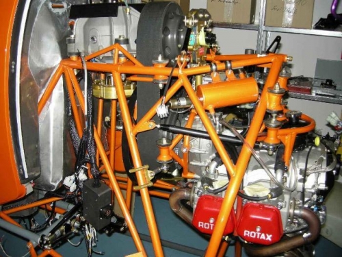 Engine installed