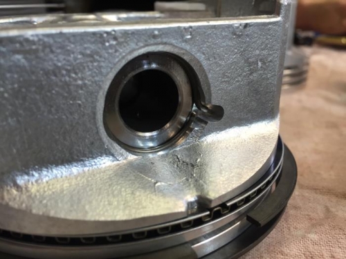 Pistons machined for new clip by CAMIT