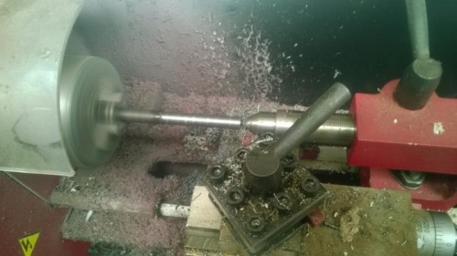 Turning up bush for bell crank
