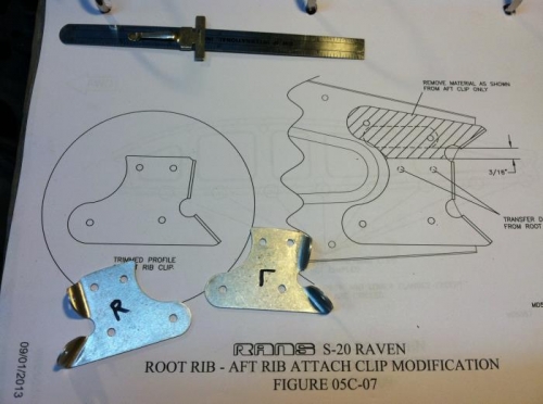 Aft root rib clips modifications complete