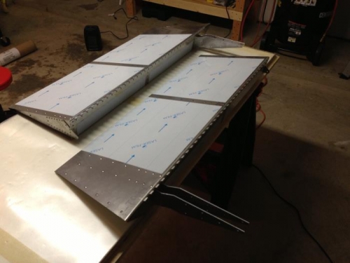 Both Right & Left Ailerons Complete Except for Counterbalence Weights & Balencing.
