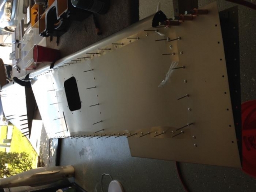 Skin ready for rivets.