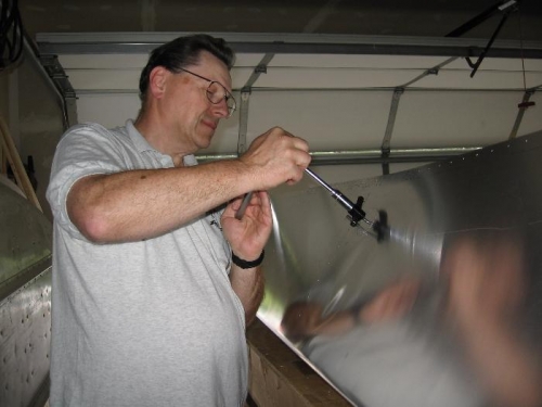 cutting hole for fuel filler cap