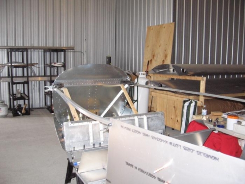 Top Front longerons leveled