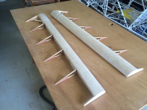 Two, ply-covered ailerons!