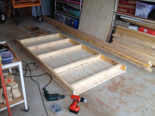 Building the bench tops
