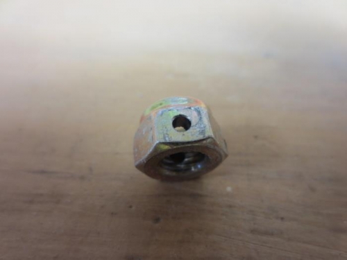 Jig to drill hole in AN4 bolts