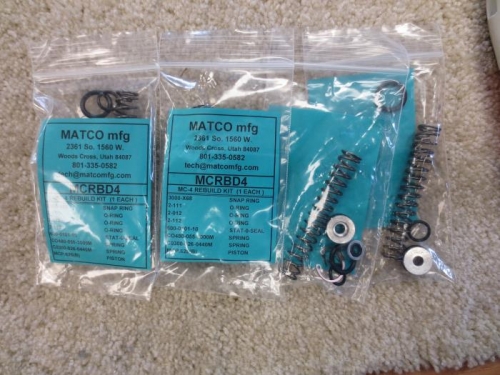 Matco brake cylinder kits