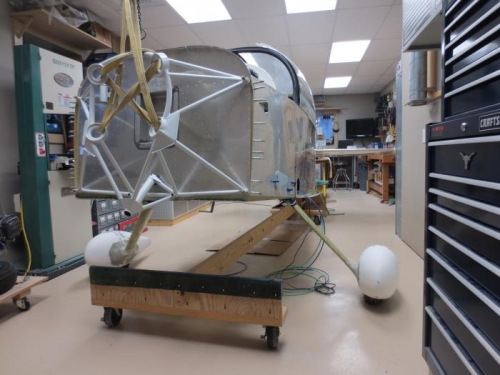 Lowering the aircraft