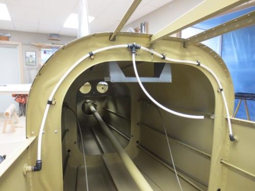 Installed static tubing