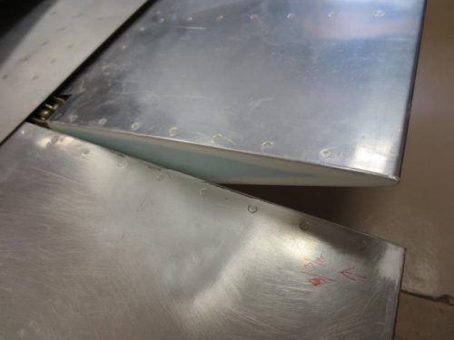 Right aileron finished