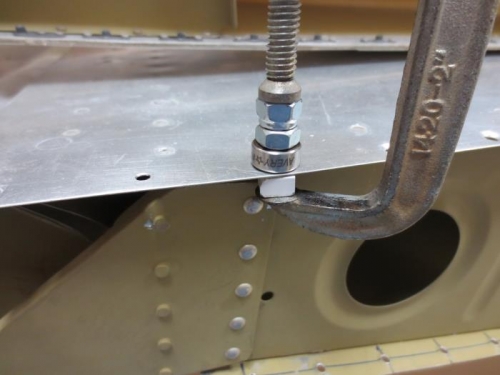 Dimple in tight space