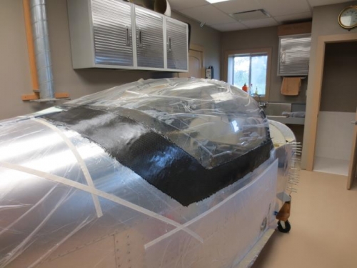 Back view of canopy skirt