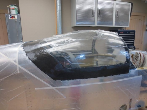 Side view of canopy skirt