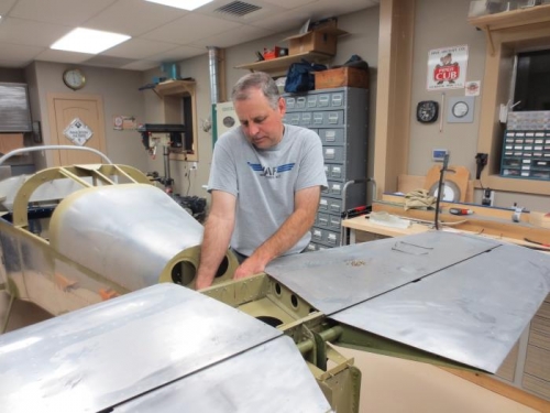 Putting horizontal stabilizer back on