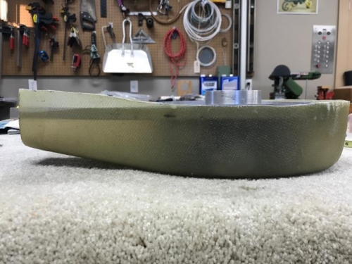 Air filter side view