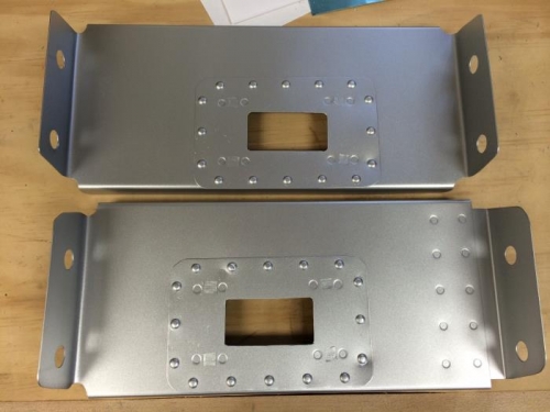 Wing light with LED adapter bracket complete