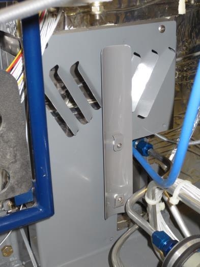 Heat shield in place