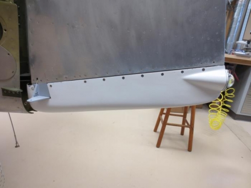 Rudder fairing left side