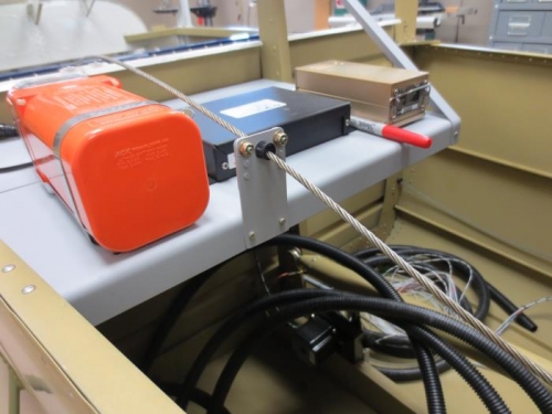 Seat belt harness support back view