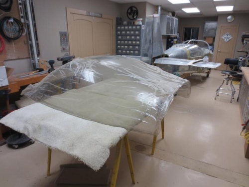 Canopy on carpet table