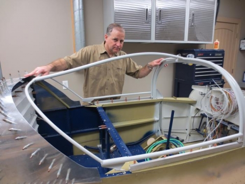 Fitting the slider frame