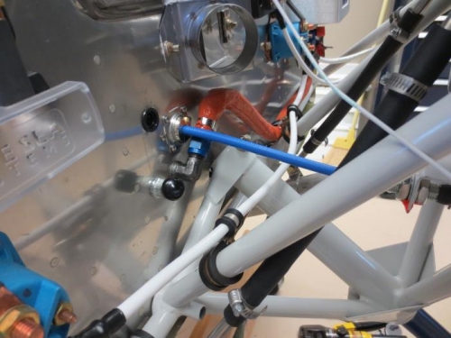 Throttle cable at firewall