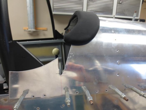 Classic Aero glareshield trim right side view