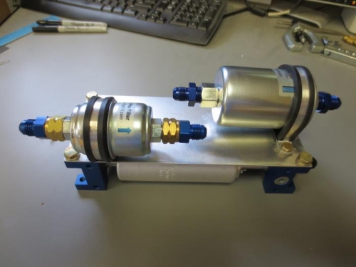 Fuel filters installed