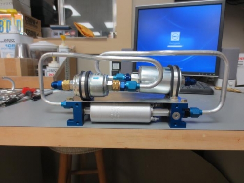 Complete assembly side view