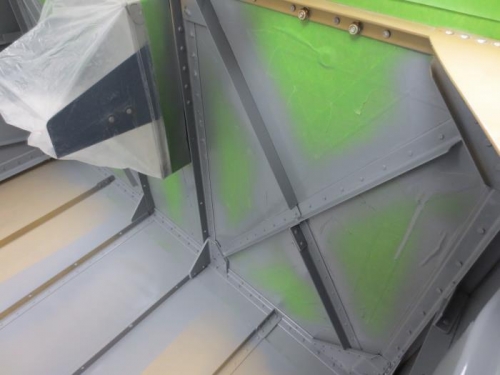 Painted firewall braces