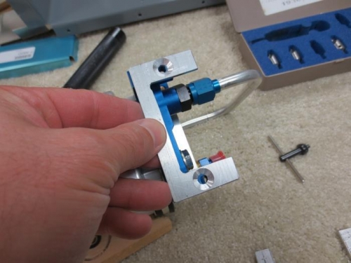 Bracket on foot of fuel pump