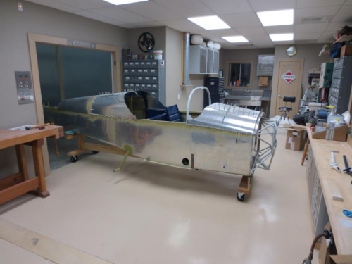 Fusealage in position