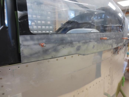 Left side trimmed up