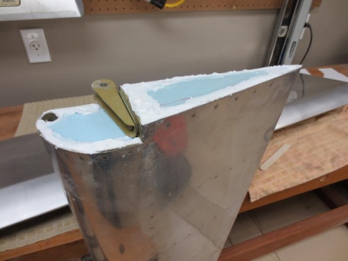 Laying up right outboard aileron