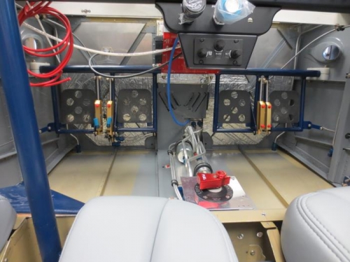 Reinstalled rudder pedals