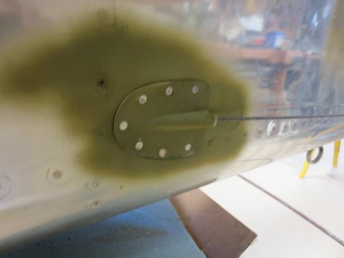 Left rudder cable fairing