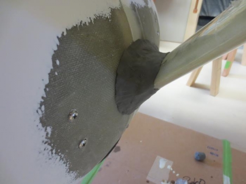 Right fairing before smoothing