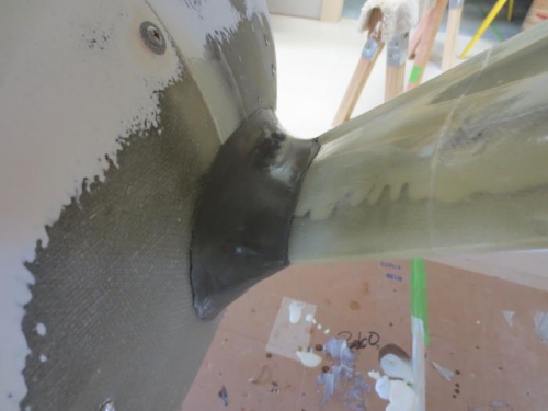 Right fairing after smoothing