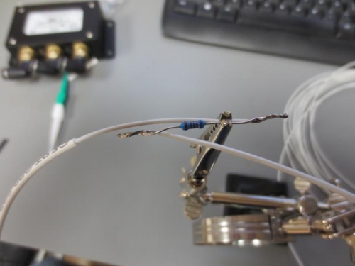 Installing 1.21K resistor