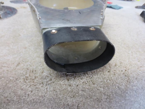 Intake gasket installed