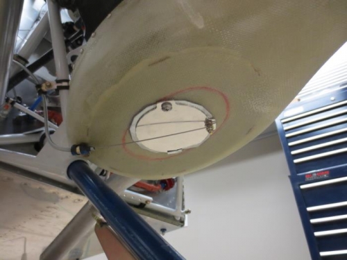 Alt air door installed