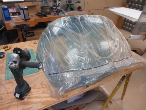 Cutting windscreen to shape